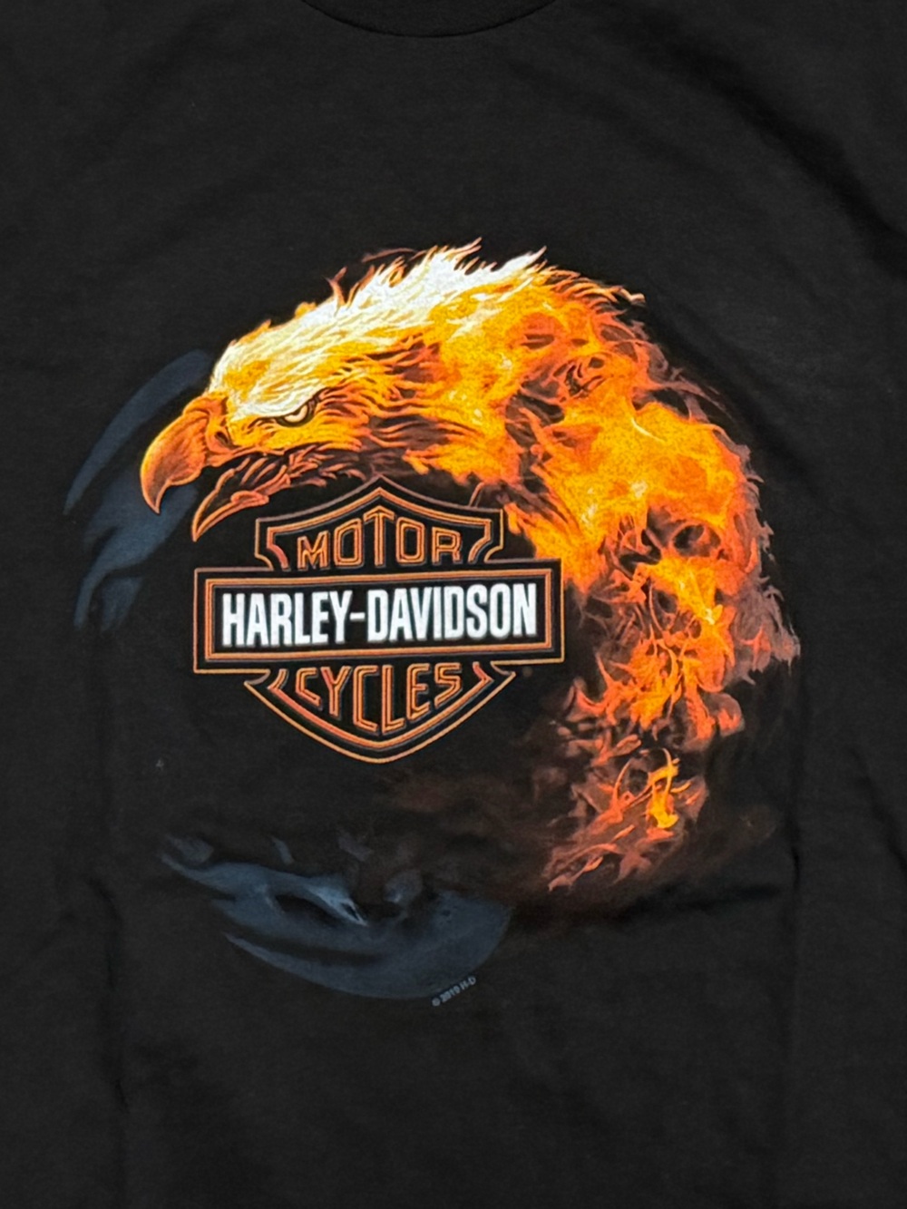 Harley-Davidson Motorcycles Texas Biker Crewneck Men's Tshirt - Picture 3 of 7